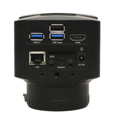 Schematic diagram of the rear panel interface of X7FCAM4K16MPA_EFL camera