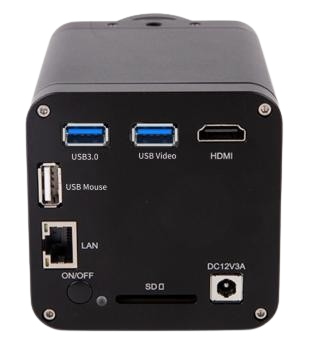 Rear view of VLAFDM-SC512 Microscope Cameras