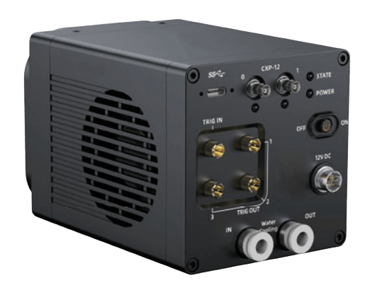 Rear view of VenusLab series sCMOS scientific cameras